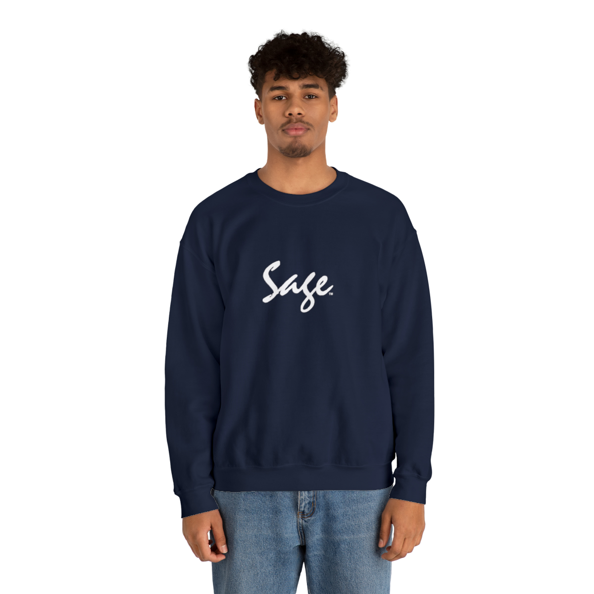 CozyBlend™: WeaveVista™ - Custom Unisex Classic Crewneck Sweatshirt - Image 39