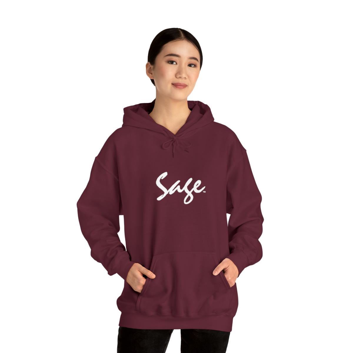 CozyBlend™: HoodedHaven™ - Custom Unisex Classic Hooded Sweatshirt - Vivid - Image 23
