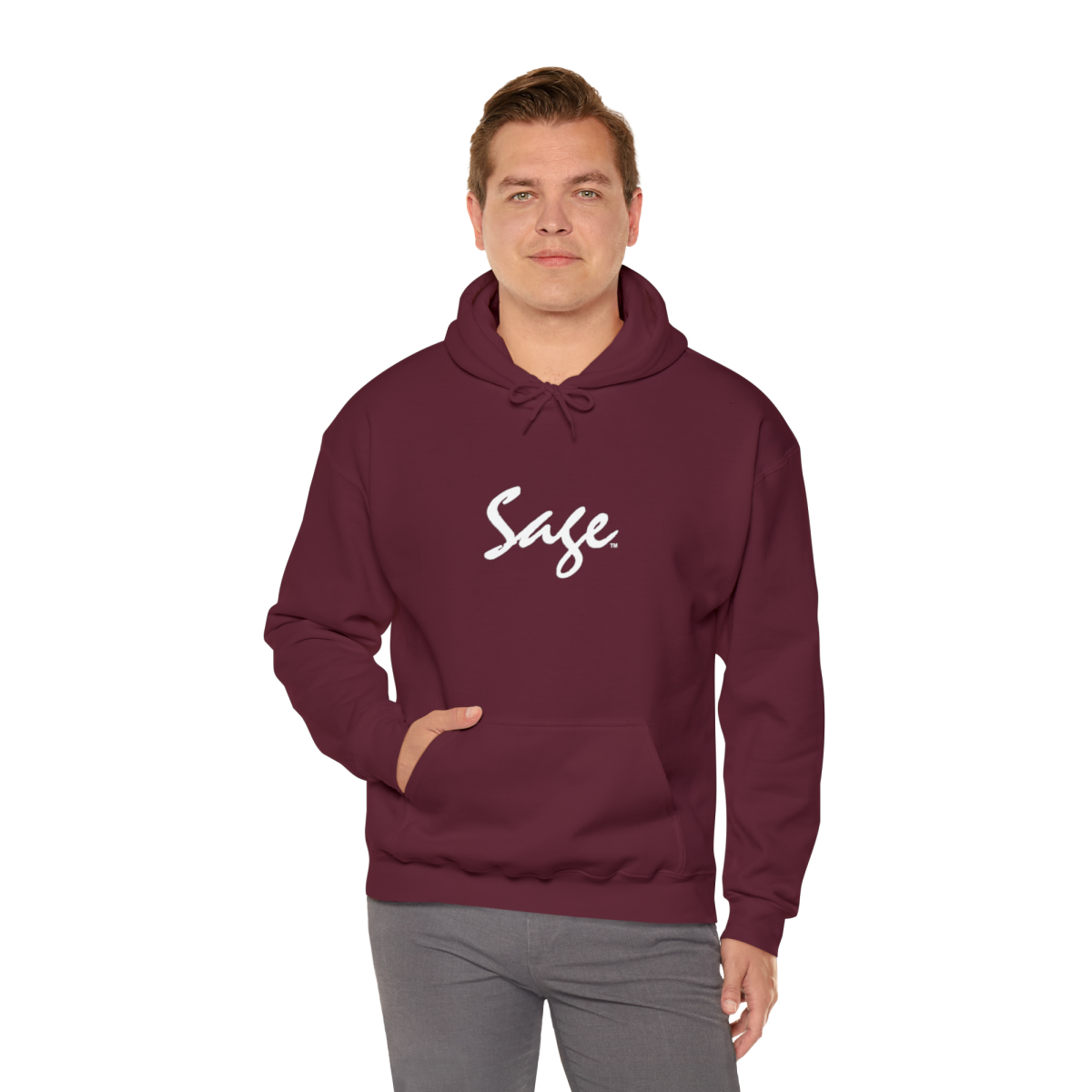 CozyBlend™: HoodedHaven™ - Custom Unisex Classic Hooded Sweatshirt - Vivid - Image 26