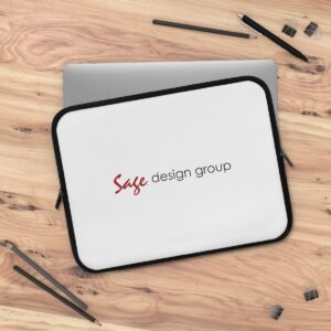 TechGuardian Sleeve - Personalized Laptop Sleeve - White - MERCH + SWAG - Sage Design Group - Annette Sage, CEO