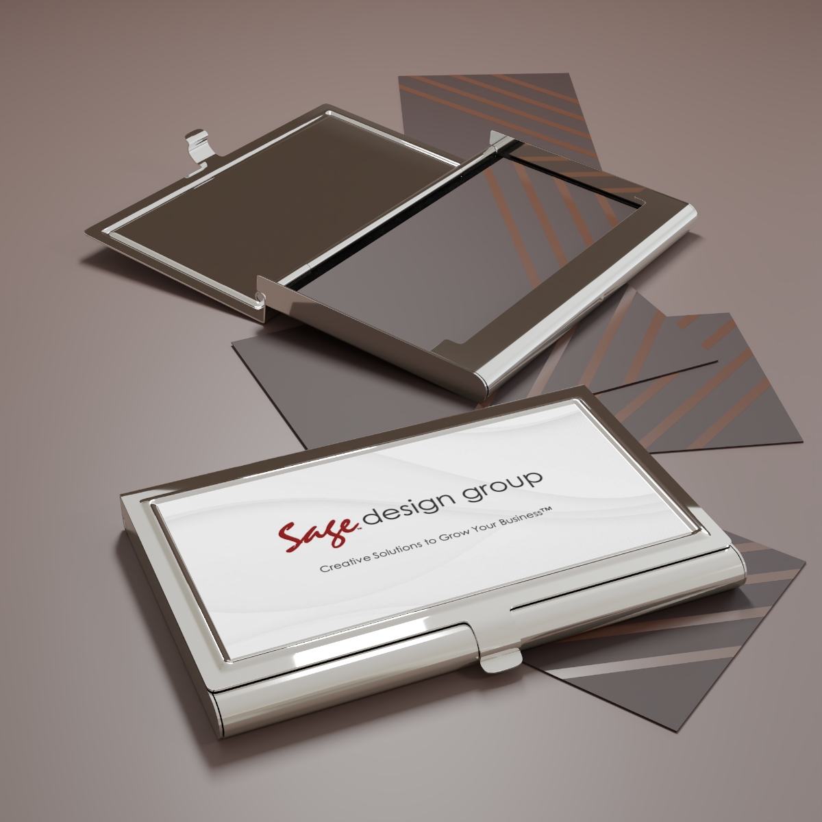 PremiereElegance™: ConnectionVault™ - Custom Business Card Holder - Image 4