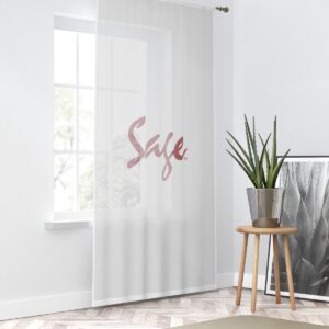 PersonalAura Sheer Drapes - Window Curtains - MERCH + SWAG - Sage Design Group - Annette Sage, CEO