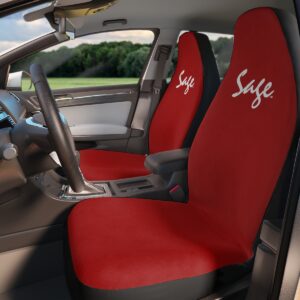 DriveDécor: Custom Covers - Custom Car Seat Covers - Scarlet - MERCH + SWAG - Sage Design Group - Annette Sage, CEO