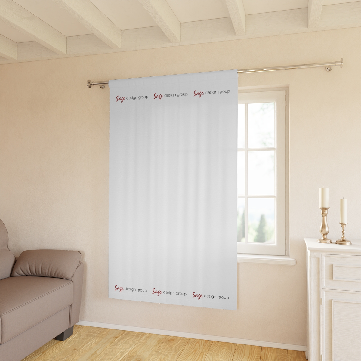 ShadowSilk™: SerenityShade™ - Custom Blackout Window Curtain - Image 4