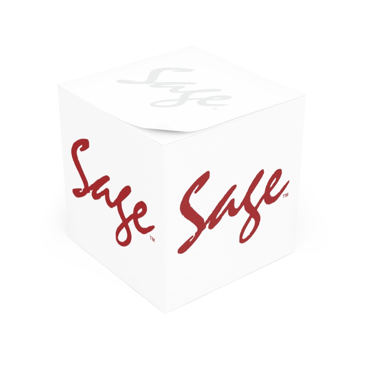 Mindful Memo Block - Custom Sticky Note Cube - MERCH + SWAG - Sage Design Group - Annette Sage, CEO