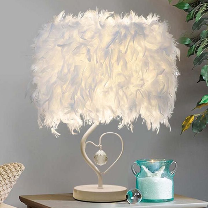 Decorative Feather Table Lamp - Sage Design Group - Annette Sage, CEO