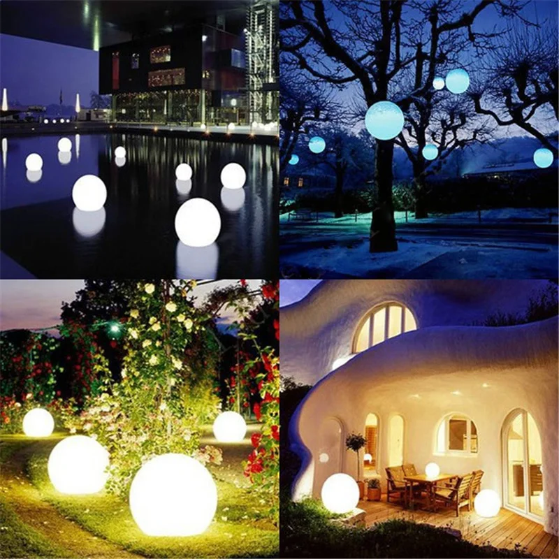 Waterproof LED Garden Light Spheres - Sage Design Group - Annette Sage, CEO