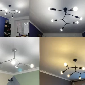 Abstract Molecular LED Ceiling Lamp - Sage Design Group - Annette Sage, CEO