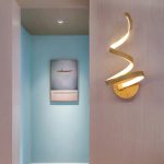 Modern Spiral Shaped LED Wall Lamp - Sage Design Group - Annette Sage, CEO